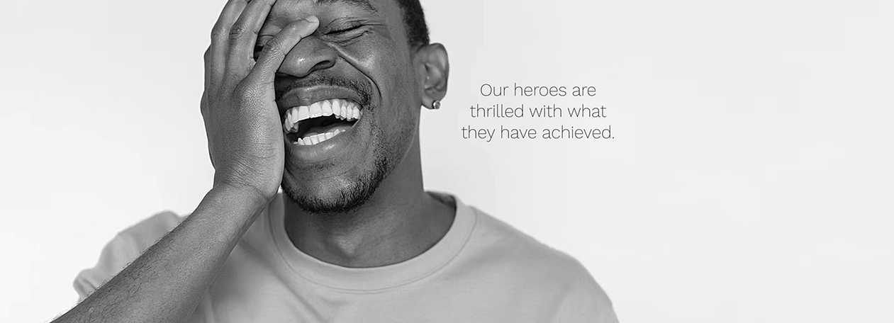 Our heroes are thrilled with what they have achieved.