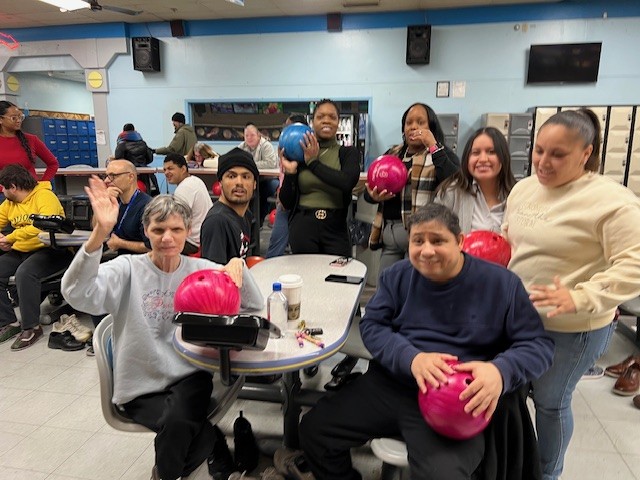 Photo from one of the events we hosted. Our team was able to engage in inclusive and fun activities like this for our clients with special needs throughout the year.