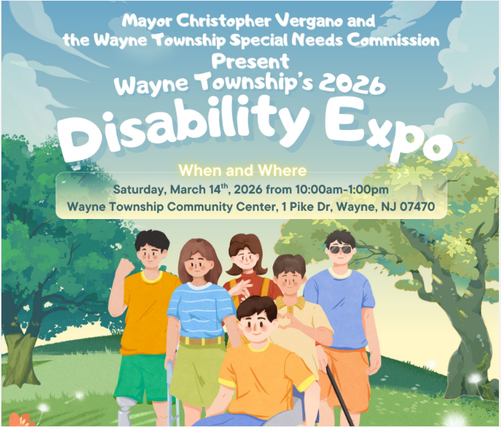 Poster announcing the Wayne Township's 2026 Disability Expo event.  We hope to see you there on March 14, 2026!