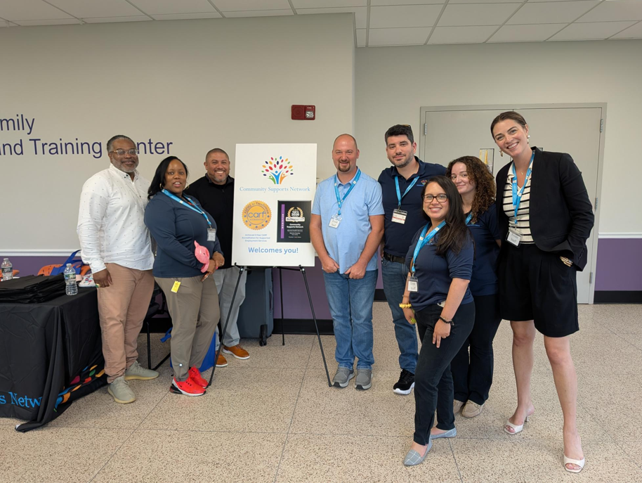 Group photo of the CSN front desk staff at the 2026 annual resource fair event held at Bergen Community College.