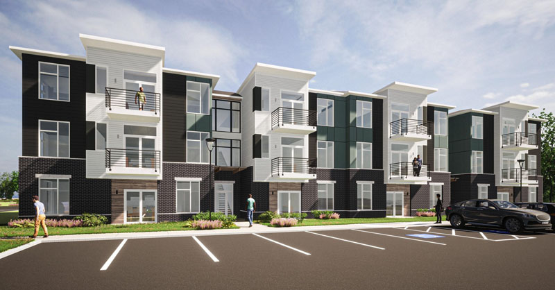 Architect rendering of Kingsway Estates, now under construction at 1 Fair Share Drive, Woolwich Township, NJ 08085